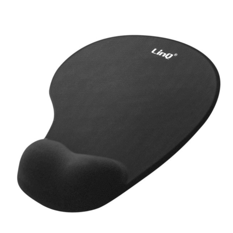 Tapis de Souris avec Protège Poignet Design LinQ - Noir MP2421 — LinQ · Smarty Paris 18e